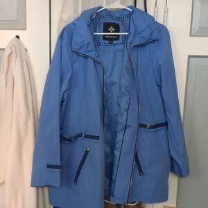 Blue Women's Rain Jacket